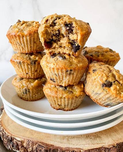 🧁 banana oat muffins