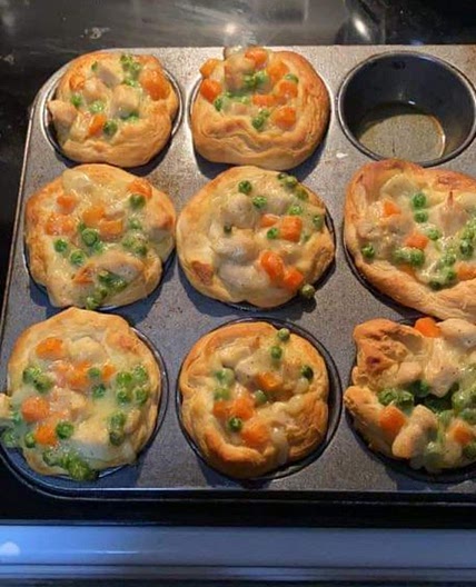 Mini Chicken Pot Pies **FB find