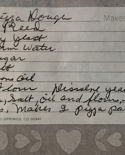 Ma Reed's Pizza Dough