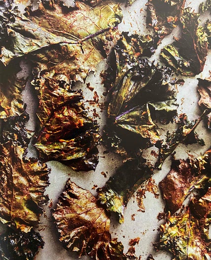 Cheesy Kale Crisps