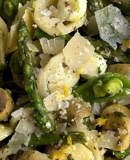 pasta salad is in the air