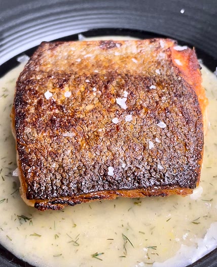 Seared Salmon with Dill Beurre Blanc