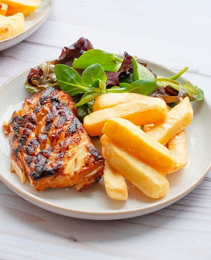 Grilled Caramelised Cod with Smoked Paprika, Garlic & Balsamic Vinegar