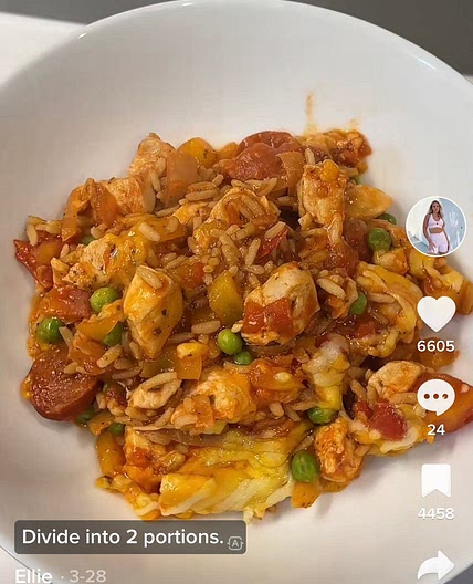One pan chicken and chorizo rice