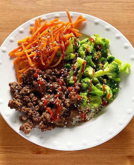 Korean Bulgogi Cauliflower Rice Bowl