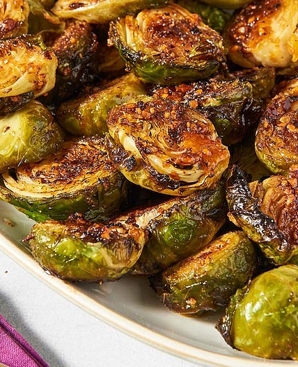 Like Sweet Like Smoky Air Fryer Brussels Sprouts
