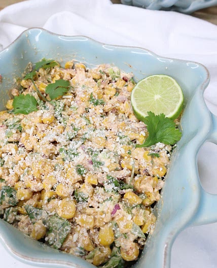 Healthy Mexican Street Corn Salad