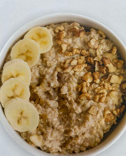 Banana stovetop oats
