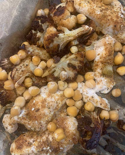 Cauliflower chicken 