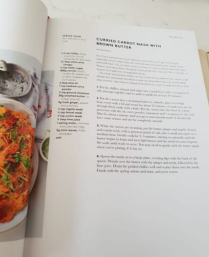 Curried Carrot Mash with Butter