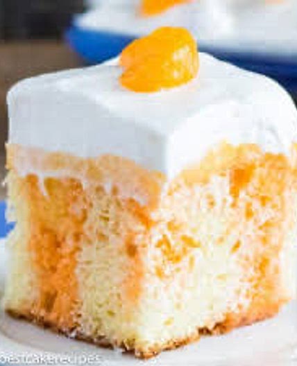 Orange Creamsicle Pole Cake