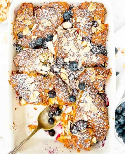 Croissant French Toast Casserole for Easter