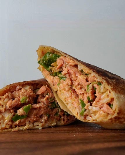 Salmon Burrito