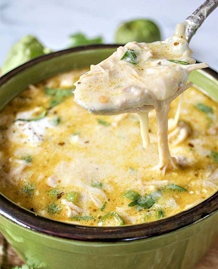 Crock Pot Green Enchilada Chicken Soup