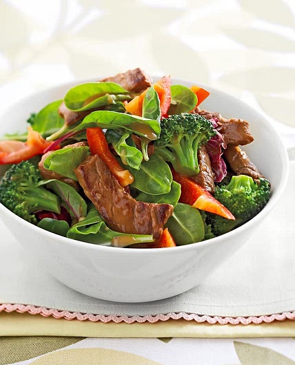 Gingered Beef and Broccoli Salad