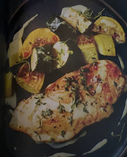 Creamy Dijon Chicken with Summer Squash