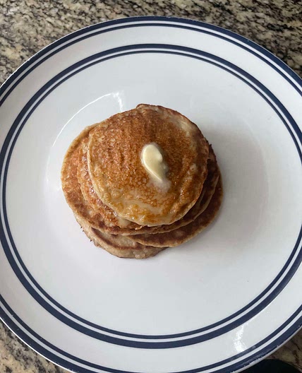 Fluffy Gluten free Banana Pancakes 