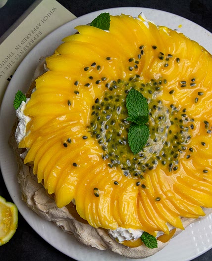 Mango & Passion Fruit Pavlova