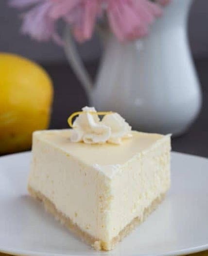 Keto Instant Pot Lemon Cheesecake - All Day I Dream About Food