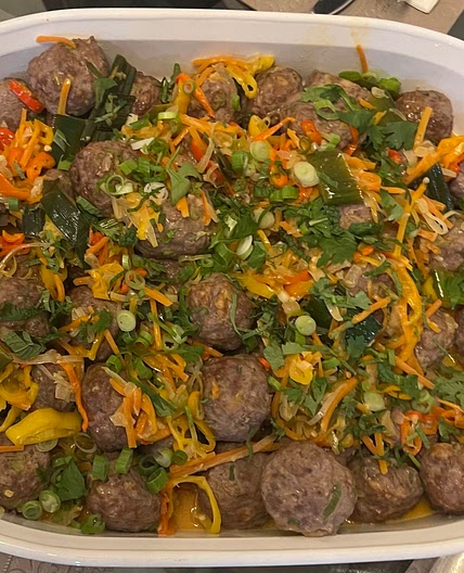 Thai Lamb Curry Meatballs