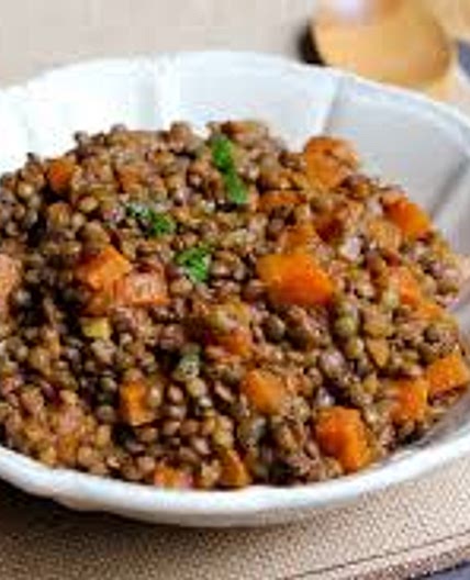 Lentille à la marocaine