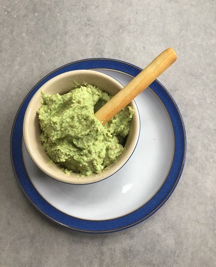 Pea and mint dip