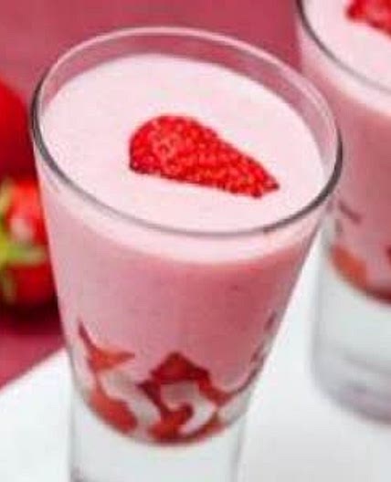 Mousse de fraise