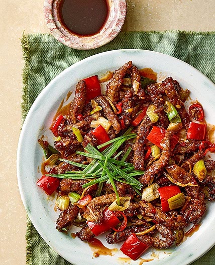 Air fryer crispy chilli beef