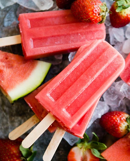 Watermelon Popsicles