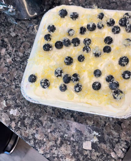 Limoncello blueberry tiramisu 