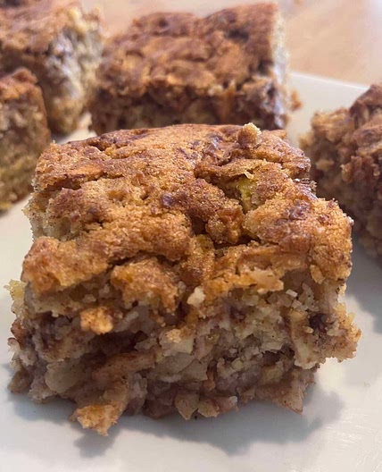 Apple Cake with Chickpea Puree
