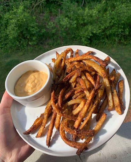 Amazing air fryer fries