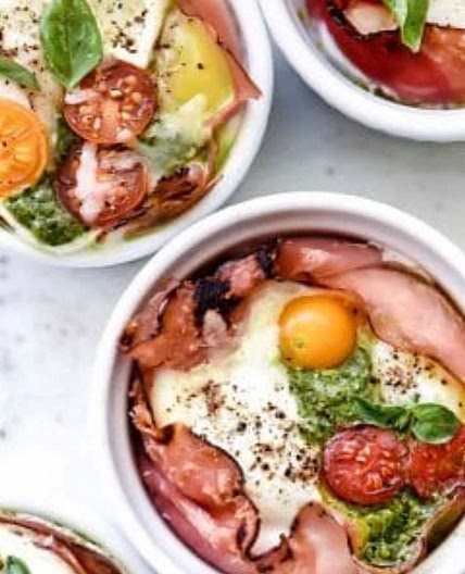 Egg Caprese Breakfast Cups