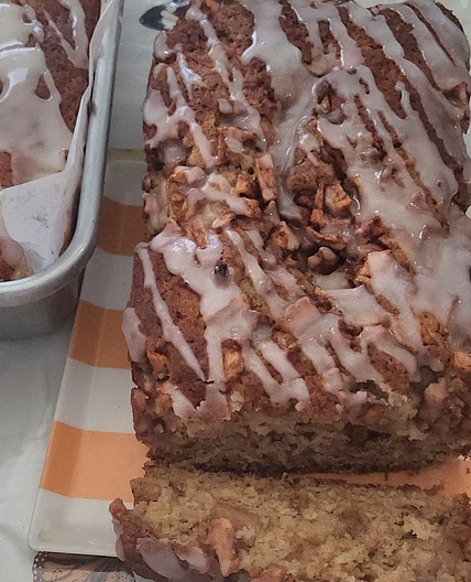 Apple fritter bread