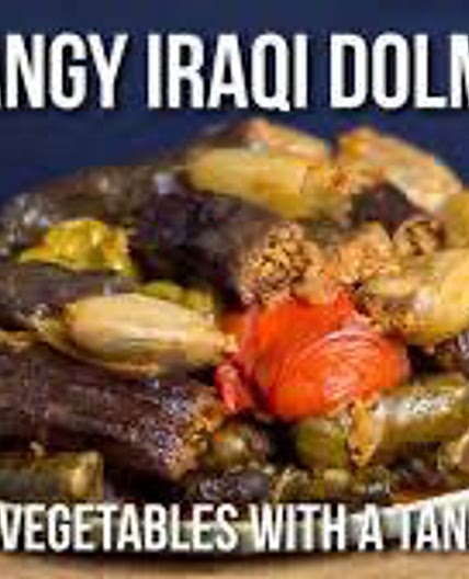 Tangy Iraqi Dolma (stuffed vegetables with a tangy glaze)