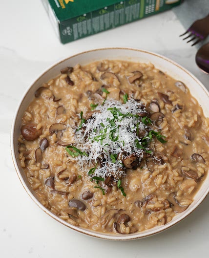 Mushrooms risotto