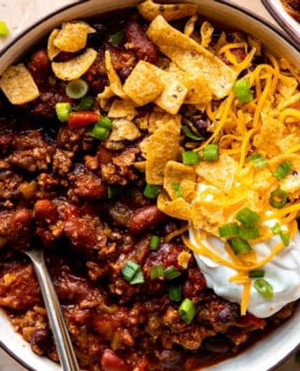 Turkey Chili with Kielbasa