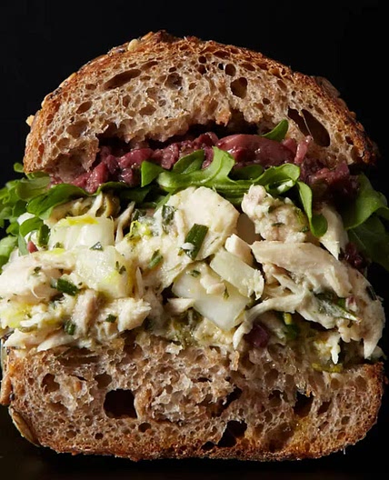 Lemon-Caper Tuna Sandwich