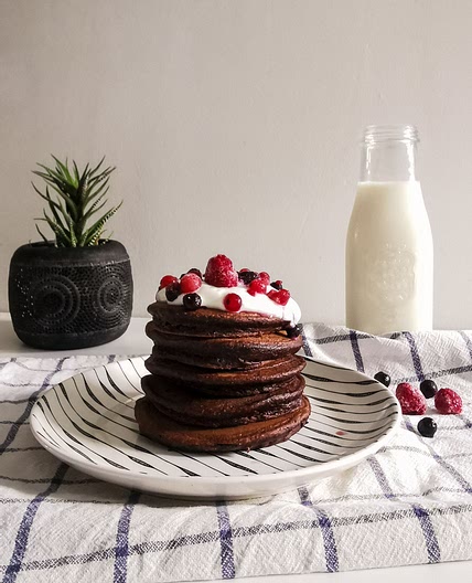 Pancackes Healthy au chocolat 