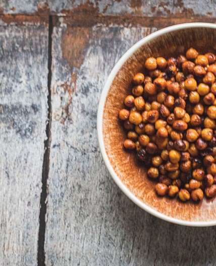 Spicy Honey Roast Chickpeas.