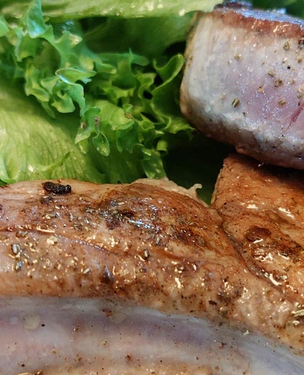 Grilled pork chop