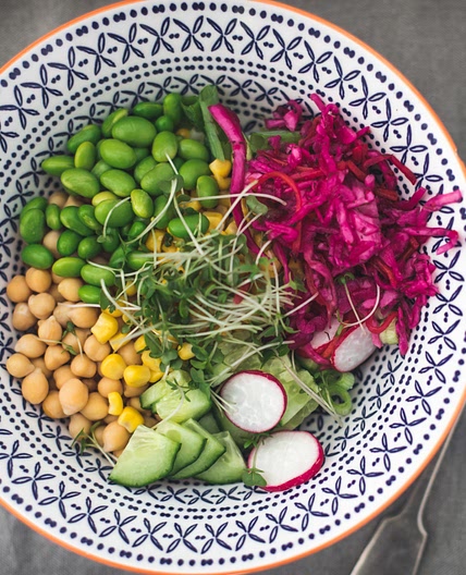 Edamame & Chick Pea Poke Bowl