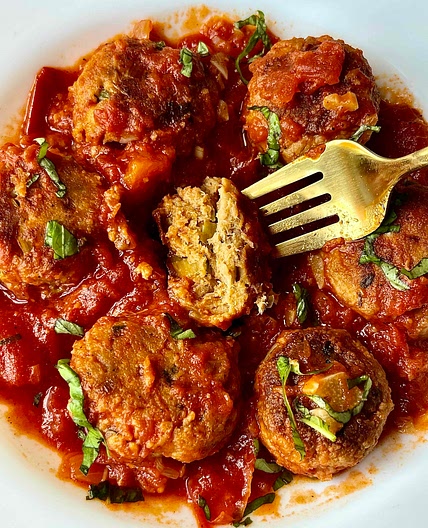 Tuna Meatballs in a Smokey Tomato Sauce 