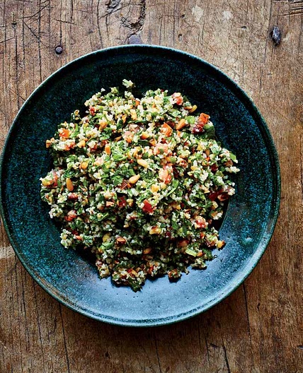 Tabbouleh with Pine Nuts and Almonds