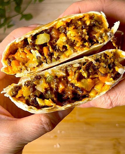 Double Cheeseburger wrap
