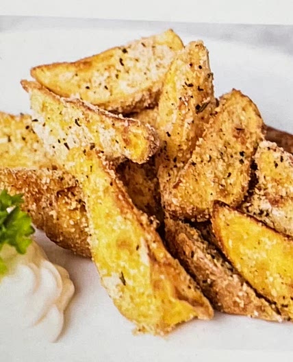 crispy Rosemary and Parmesan Potato Wedges