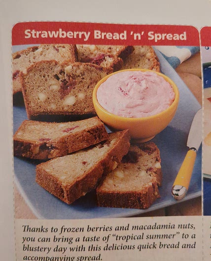Strawberry Bread 'n' Spread