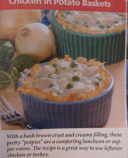 Chicken in Potato Baskets