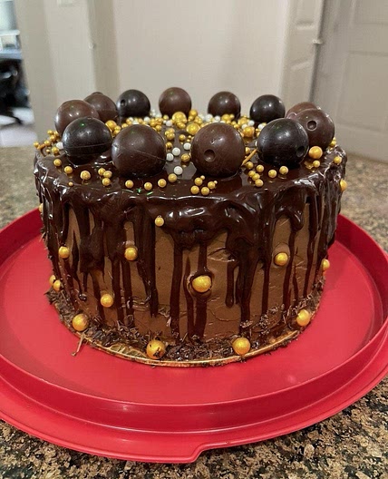 Orange Chocolate Truffle Cake