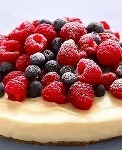 Mary Berry lemon cheesecake on a ginger crust 